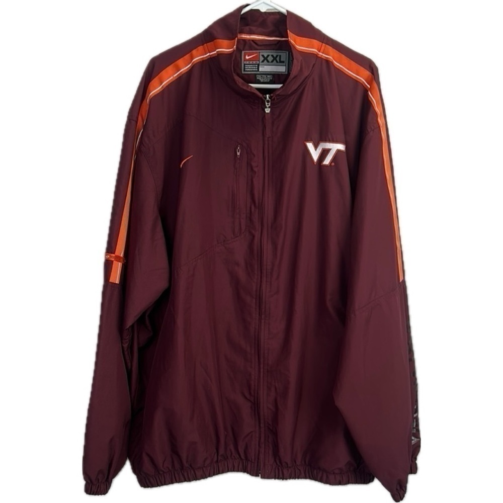 Virginia Tech Men’s Nike Authentic Team Apparel Windbreaker Size XXL